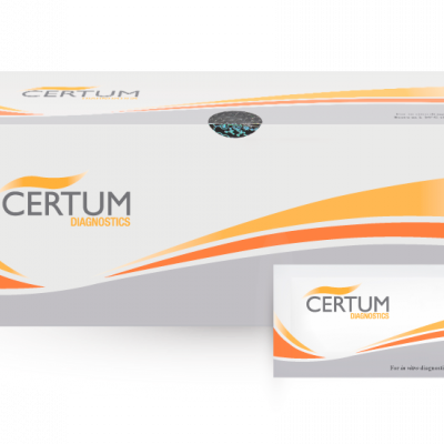 Hepatitis C (HCV) en cassette c/40 pbas marca Certum