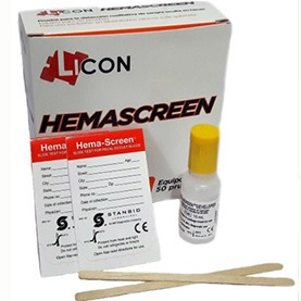 HemaScreen c/50 pbas marca Licon