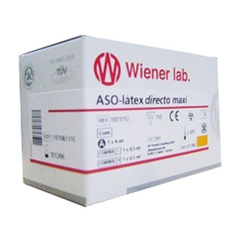 Wiener lab Antiespreptolisina latex ASO c/50