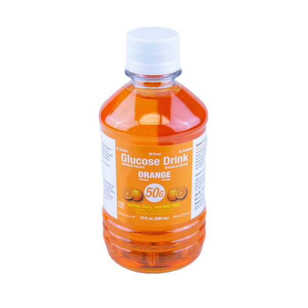 Dextrosol - Soda para tolerancia a la glucosa de 50g, 75g, 100gr de naranja AzerScientific